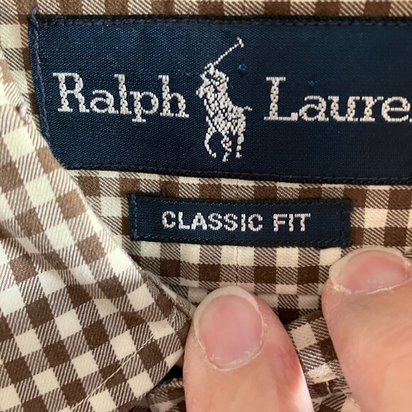 Lot of 3 Ralph Lauren Classic Button-Down Dress Shirts Size Medium - Picture 4 of 12